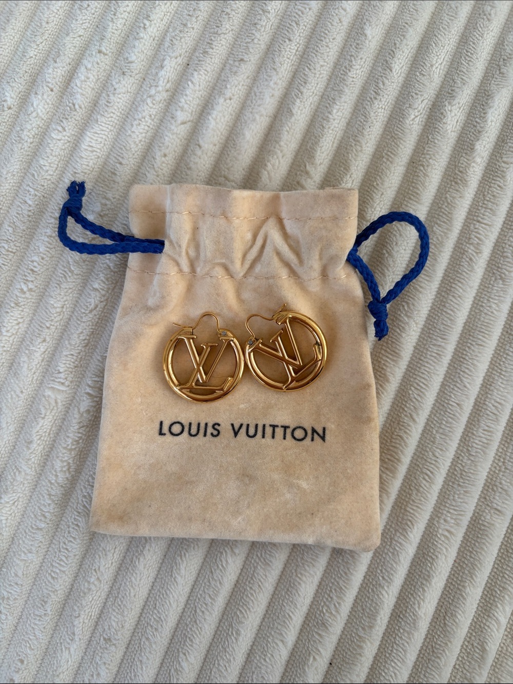 Louis Vuitton hoop earrings